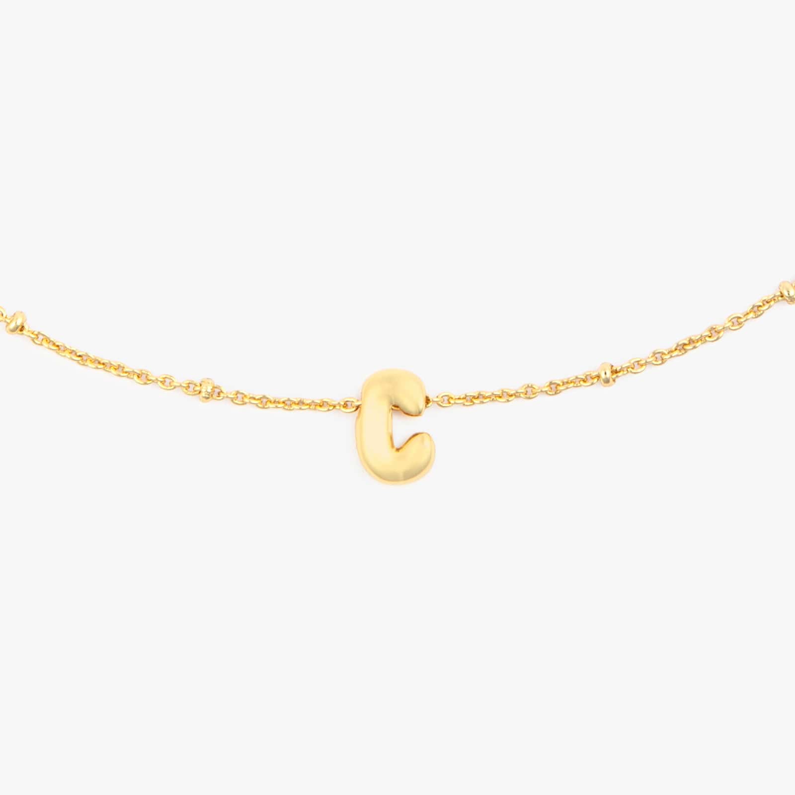 Alphabet Satellite Chain Choker