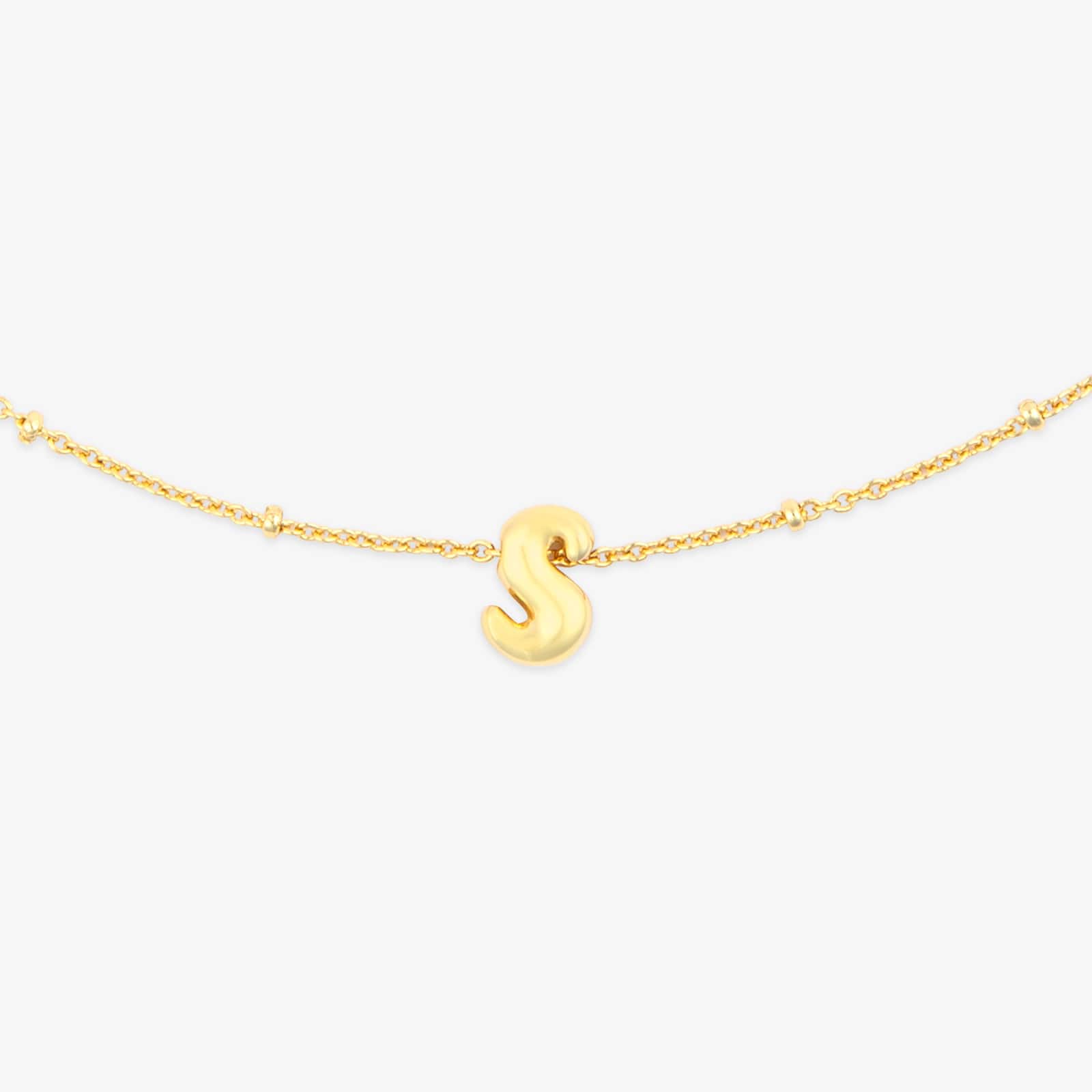 Alphabet Satellite Chain Choker