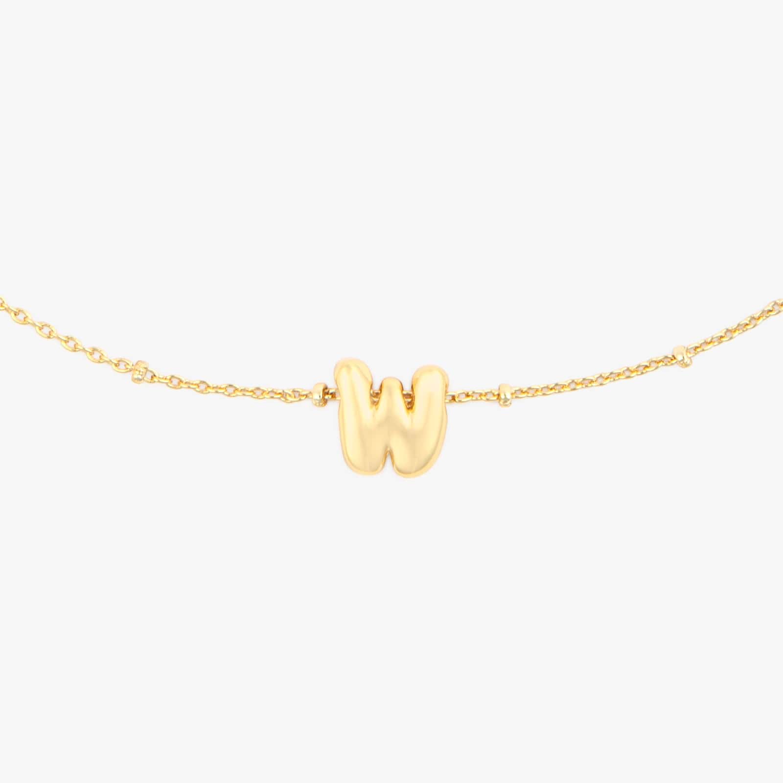 Alphabet Satellite Chain Choker