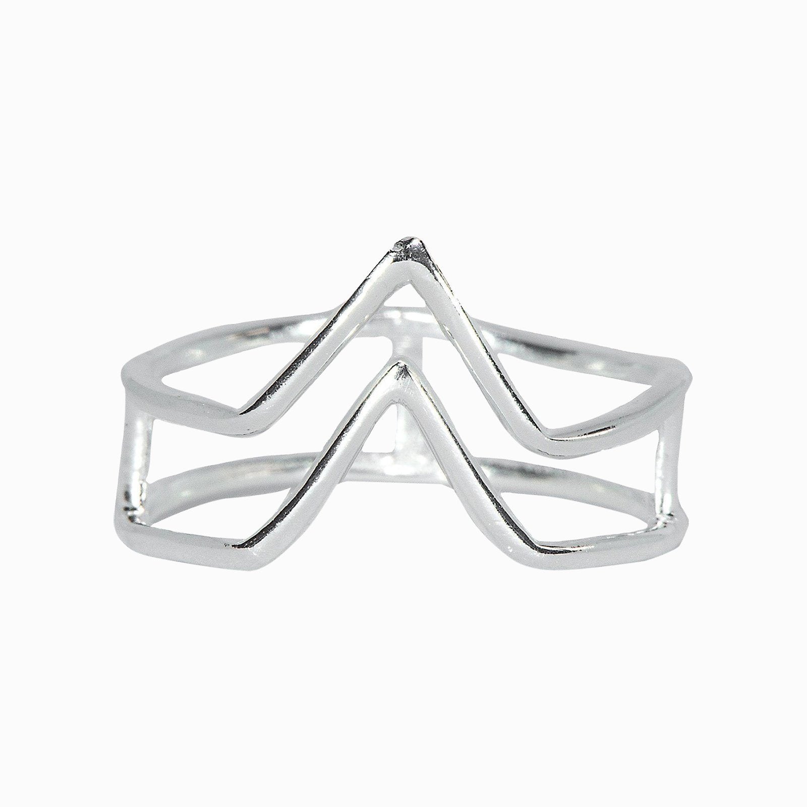 Double Arrow Ring