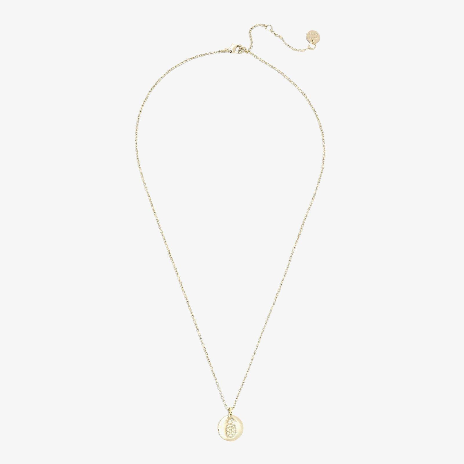 Pineapple Coin Necklace